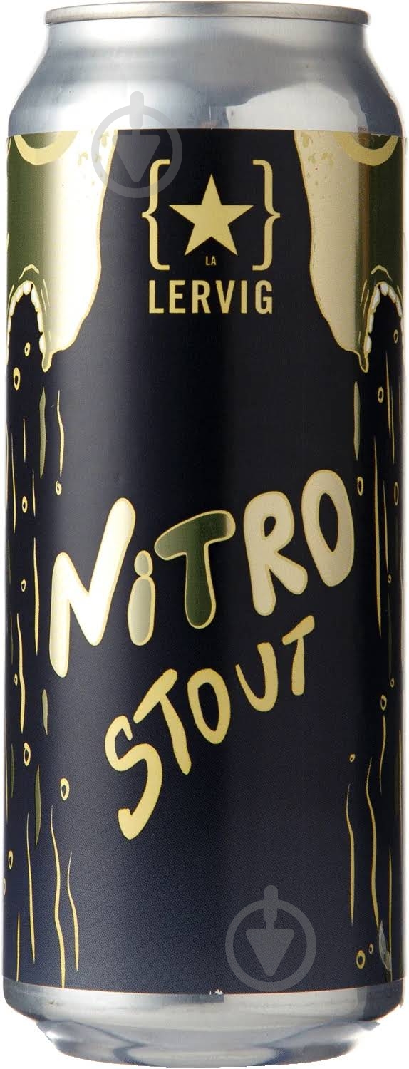 Пиво Lervig Nitro Stout 0,44 л - фото 1 Пиво Lervig Nitro Stout 0,44 л - фото 1