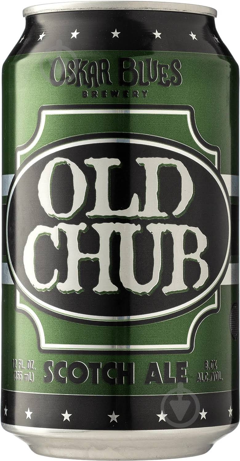Пиво Oskar Blues Brewery Old Chub Scotch Ale 0,355 л - фото 1