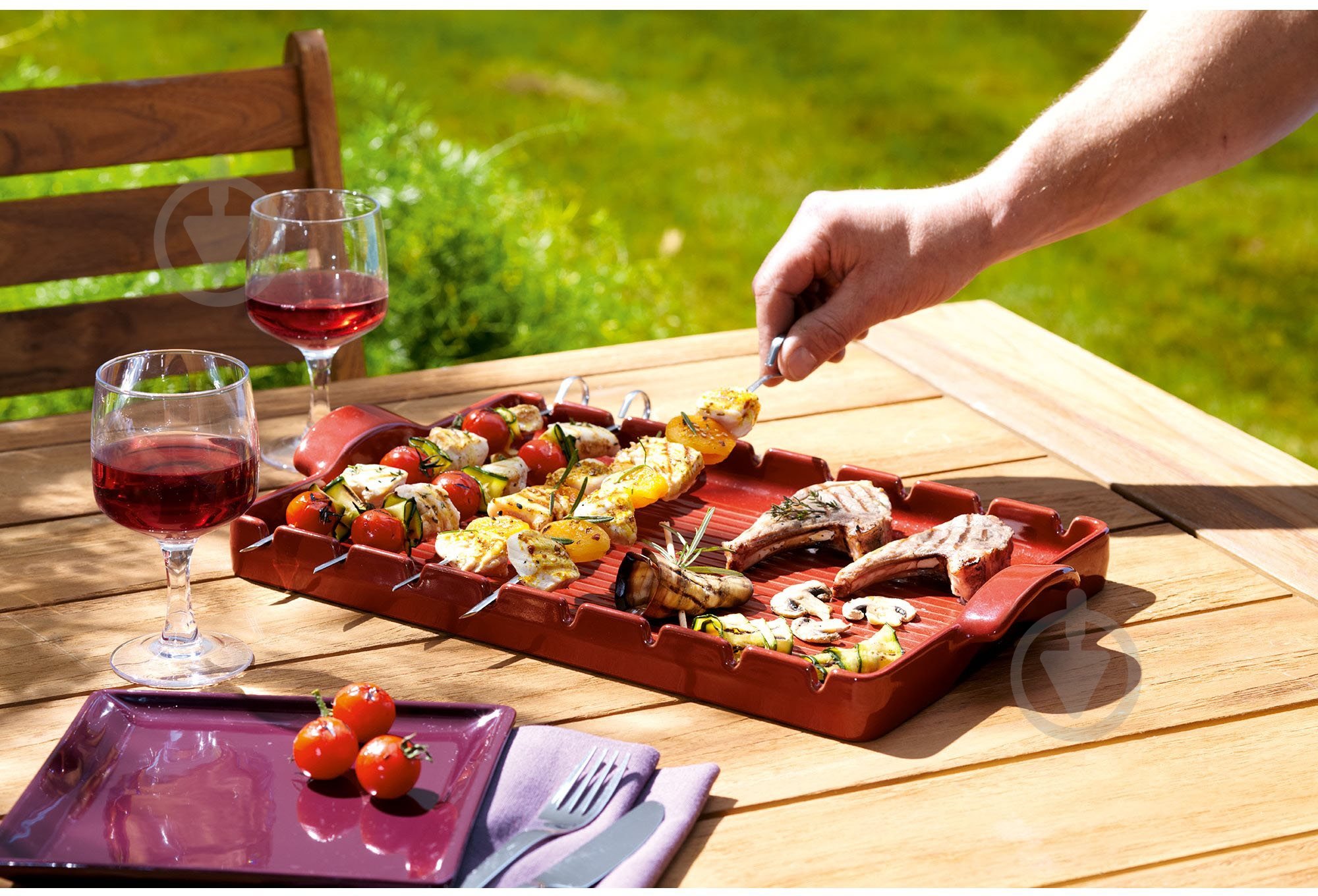 Гриль Emile Henry BBQ красный 347542 - фото 2