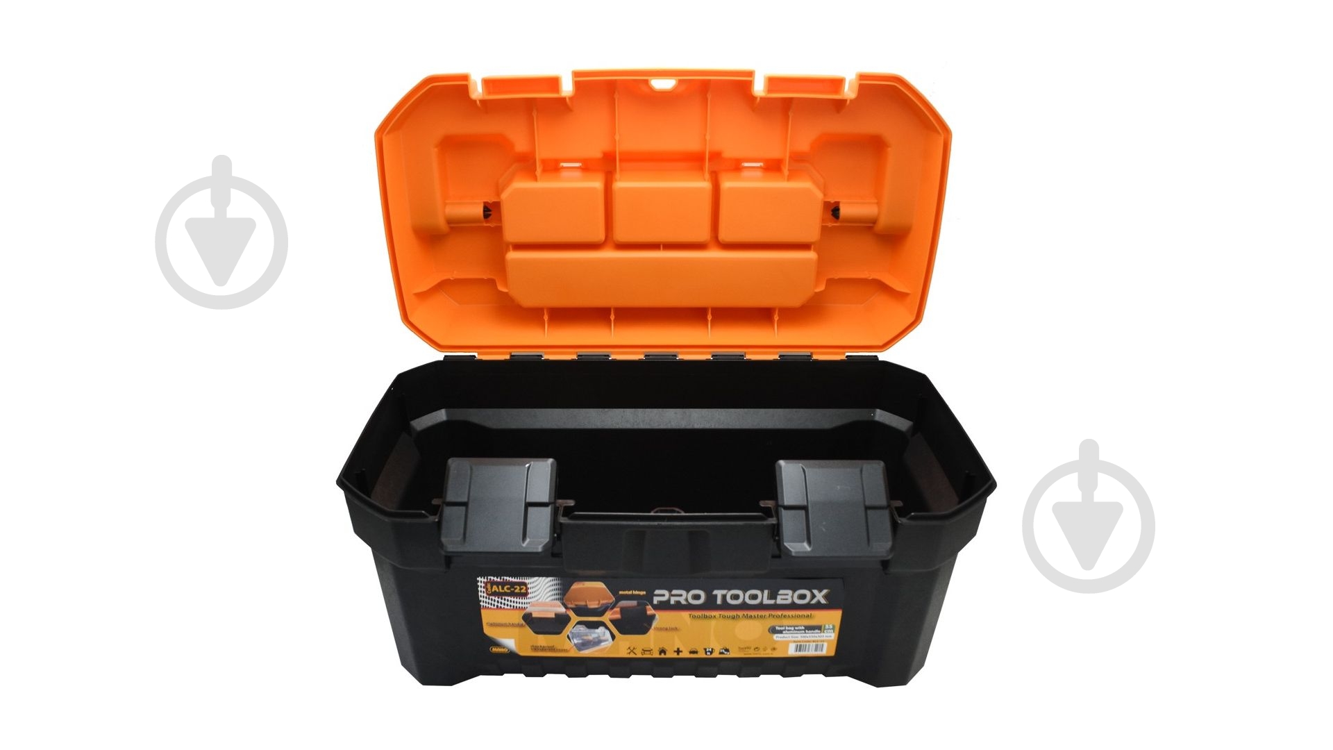 Ящик для ручного інструменту Mano з алюмінієвою ручкою та органайзером 20" 267x490x280 мм ALC-20 - фото 3 Ящик для ручного інструменту Mano з алюмінієвою ручкою та органайзером 20" 267x490x280 мм ALC-20 - фото 3