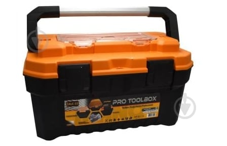 Ящик для ручного інструменту Mano з алюмінієвою ручкою та органайзером 20" 267x490x280 мм ALC-20 - фото 1 Ящик для ручного інструменту Mano з алюмінієвою ручкою та органайзером 20" 267x490x280 мм ALC-20 - фото 1