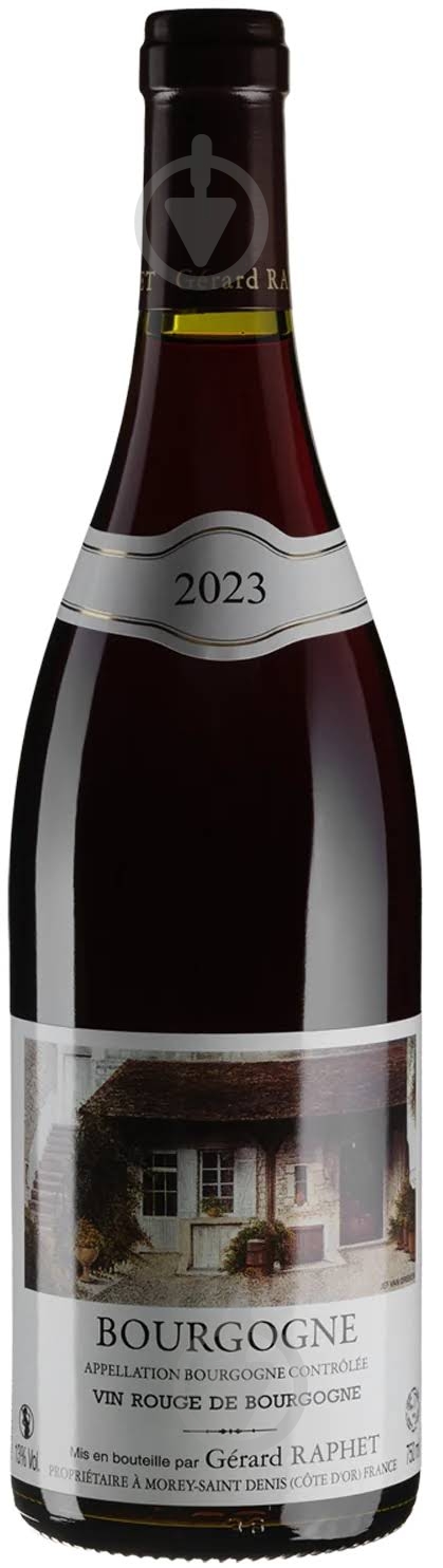Вино Gerard Raphet Bourgogne 2023 0,75 л - фото 1 Вино Gerard Raphet Bourgogne 2023 0,75 л - фото 1