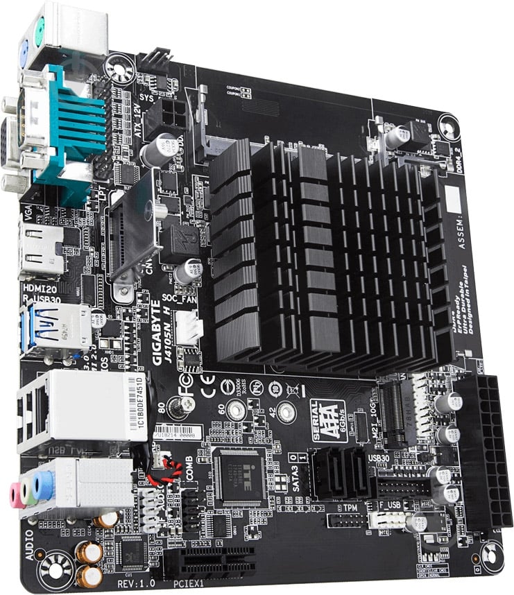 Материнская плата Gigabyte J4105N H (Integrated CPU, mini ITX) - фото 3