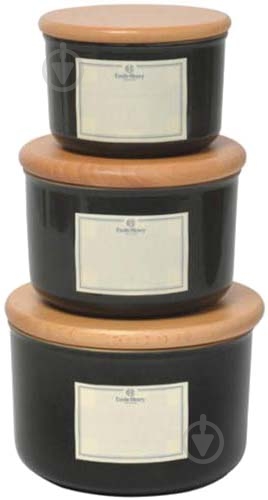 Банка для сыпучих Emile Henry Kitchen tools 500 мл черная 798743 - фото 2 Банка для сыпучих Emile Henry Kitchen tools 500 мл черная 798743 - фото 2