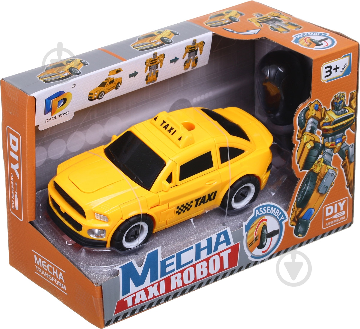 Игрушка Mecha Toys Трансформер такси-робот OTB0583058 - фото 8