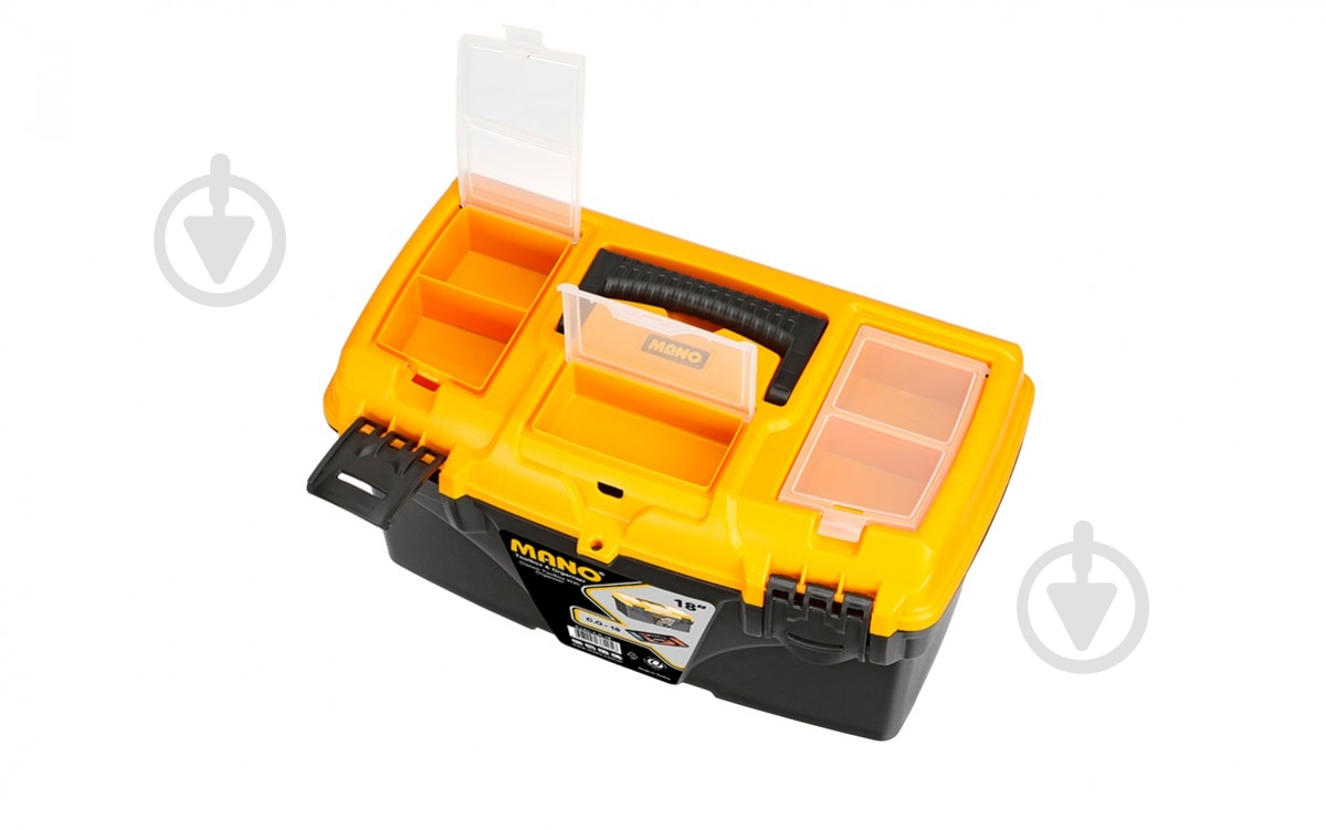 Ящик для ручного інструменту Mano класичний із органайзером 18" 432x250x238 мм C.O-18 - фото 5