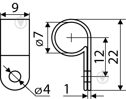 Скоба Аско-Укрем CHR-8 белый - фото 3 Скоба Аско-Укрем CHR-8 белый - фото 3