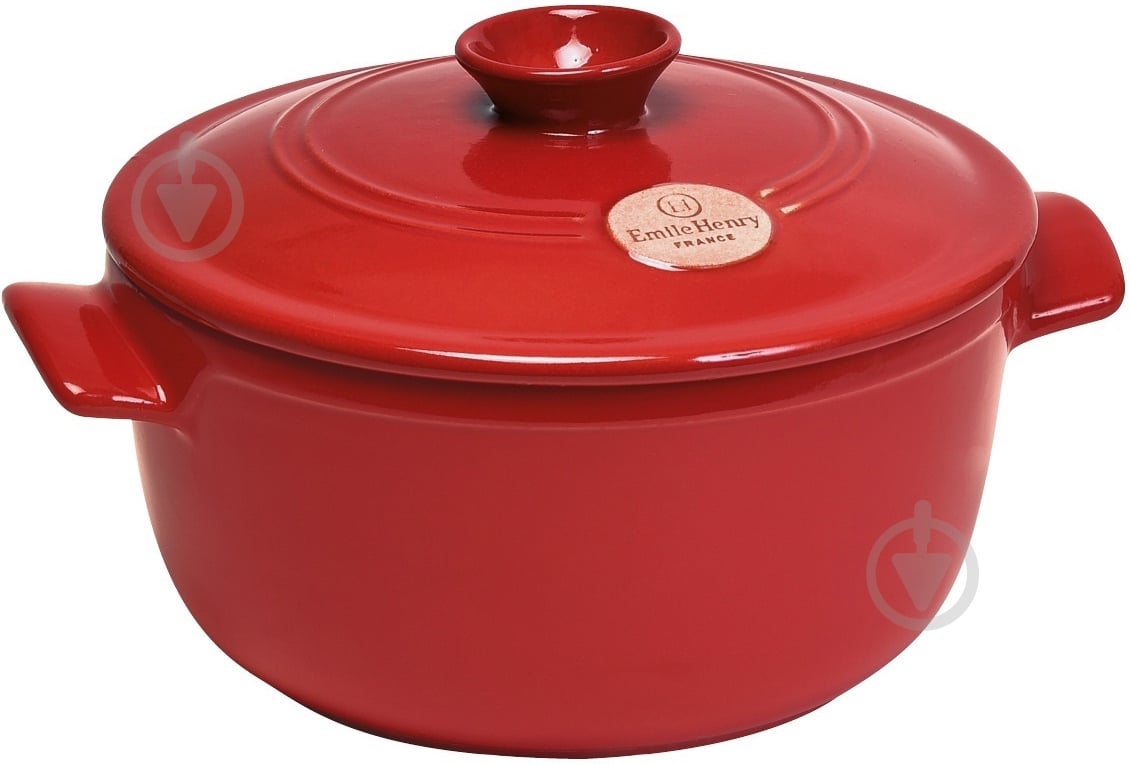 Кастрюля Emile Henry Flame 2,5 л красная 344525 - фото 1 Кастрюля Emile Henry Flame 2,5 л красная 344525 - фото 1