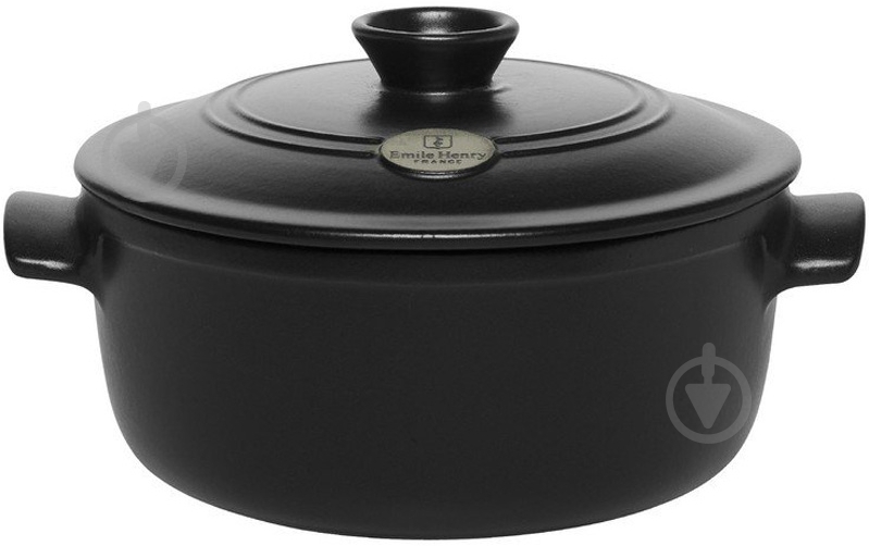 Кастрюля Emile Henry Flame 4 л черная 794540 - фото 1 Кастрюля Emile Henry Flame 4 л черная 794540 - фото 1