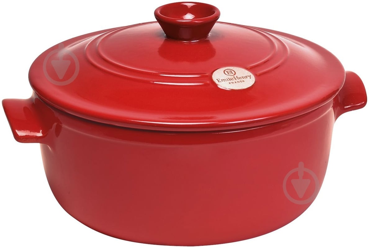 Кастрюля Emile Henry Flame 4 л красная 344540 - фото 1