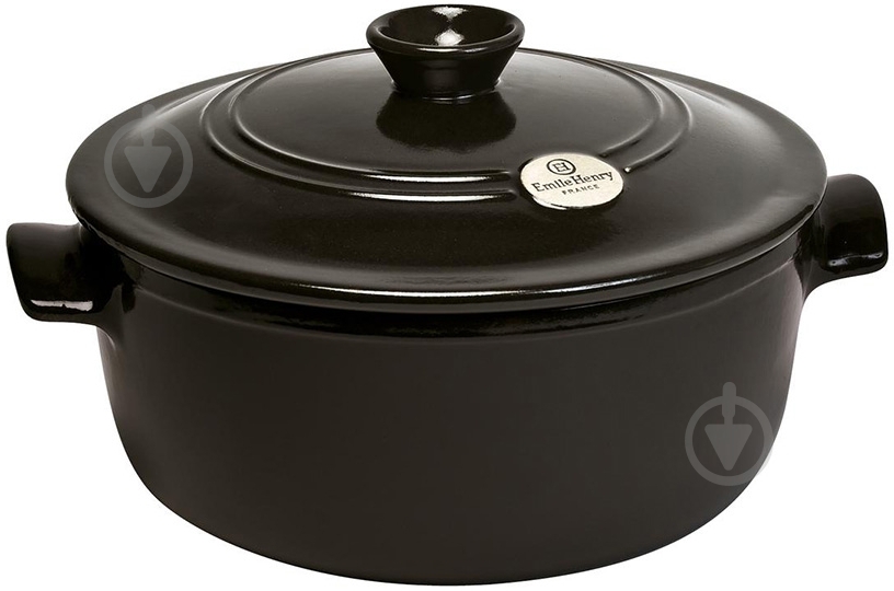 Кастрюля Emile Henry Cookware 7 л черная 794570 - фото 1 Кастрюля Emile Henry Cookware 7 л черная 794570 - фото 1