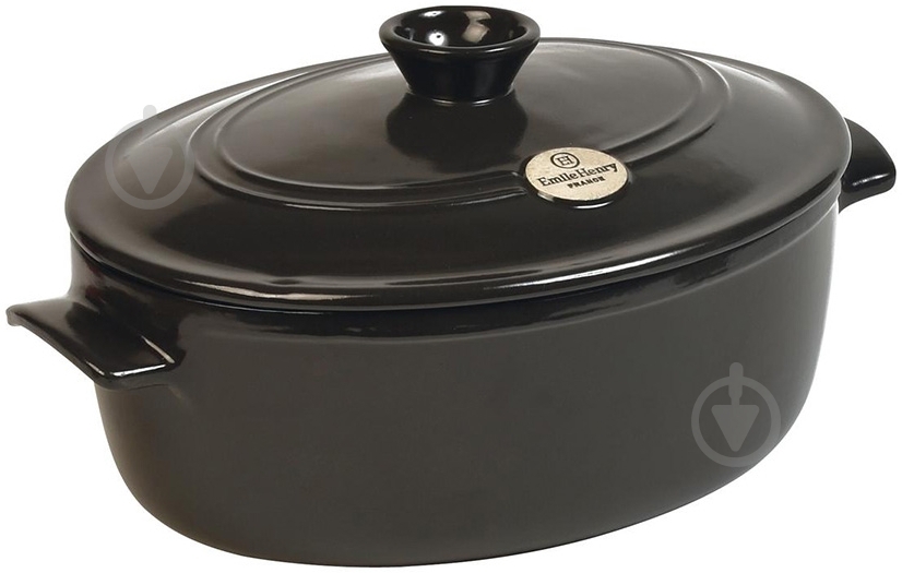 Жаровня Emile Henry Cookware 6 л черная 794560 - фото 1