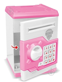 Игрушка Shantou Сейф розовый OTE0641870 - фото 1 Игрушка Shantou Сейф розовый OTE0641870 - фото 1
