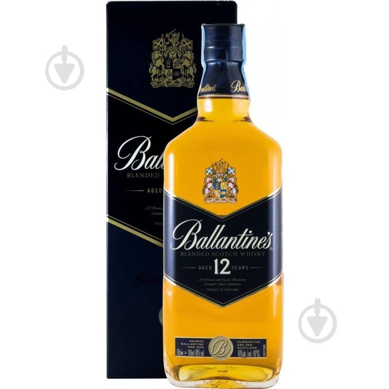 Виски Ballantine's 12 лет выдержки 40% 0,7 л - фото 1 Виски Ballantine's 12 лет выдержки 40% 0,7 л - фото 1