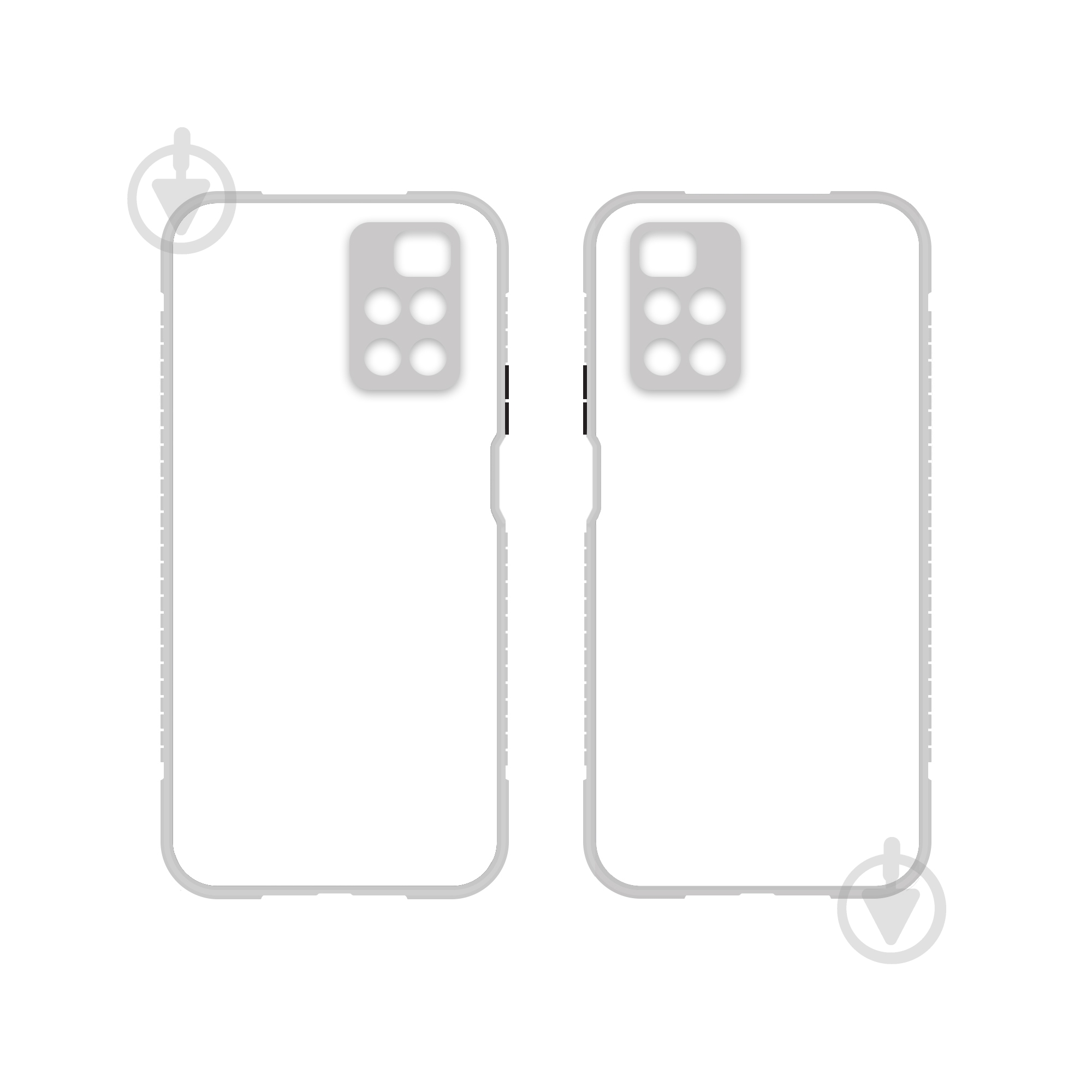 Чохол Intaleo Prime сірий для Xiaomi Redmi 10 - фото 1