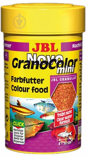 Корм JBL® для риб NovoGranoColor mini рефіл 100 мл 30097 - фото 1 Корм JBL® для риб NovoGranoColor mini рефіл 100 мл 30097 - фото 1