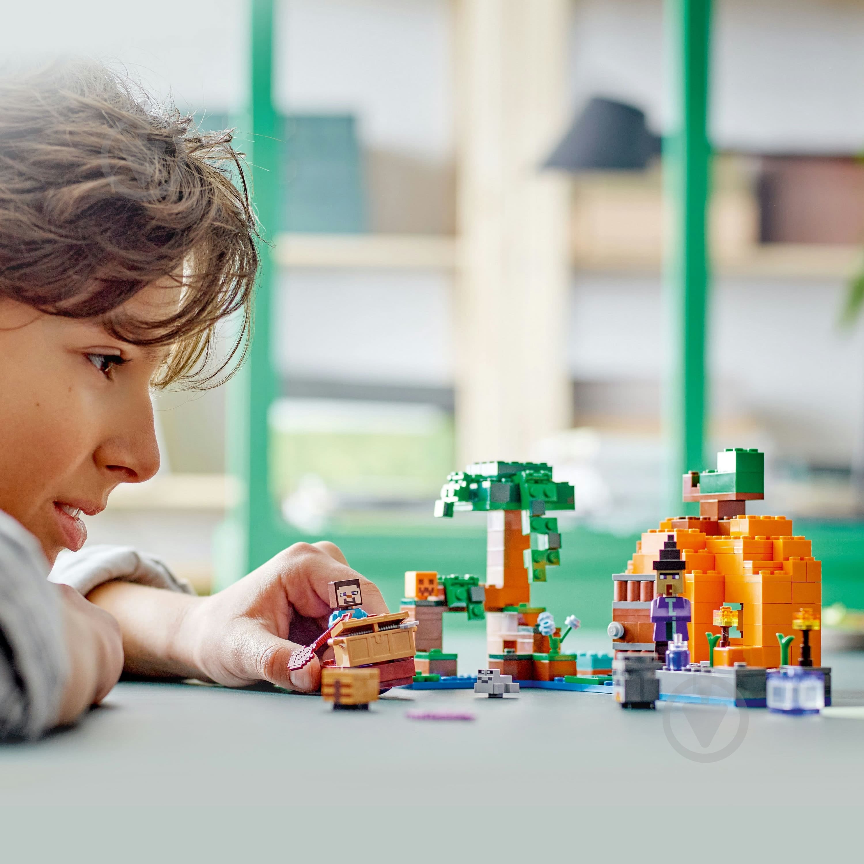 Конструктор LEGO Minecraft Тыквенная ферма 21248 - фото 4 Конструктор LEGO Minecraft Тыквенная ферма 21248 - фото 4