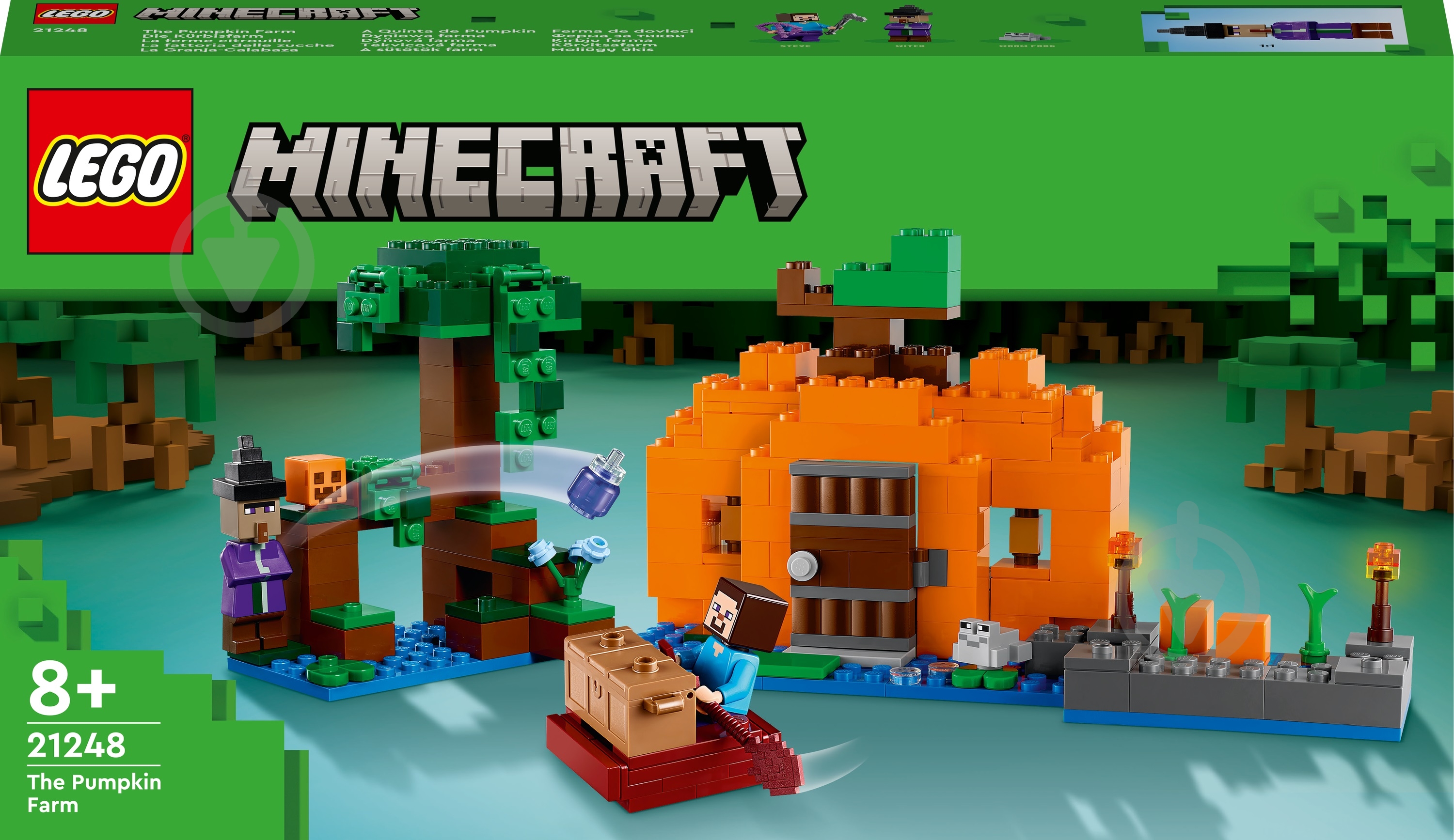 Конструктор LEGO Minecraft Тыквенная ферма 21248 - фото 1 Конструктор LEGO Minecraft Тыквенная ферма 21248 - фото 1
