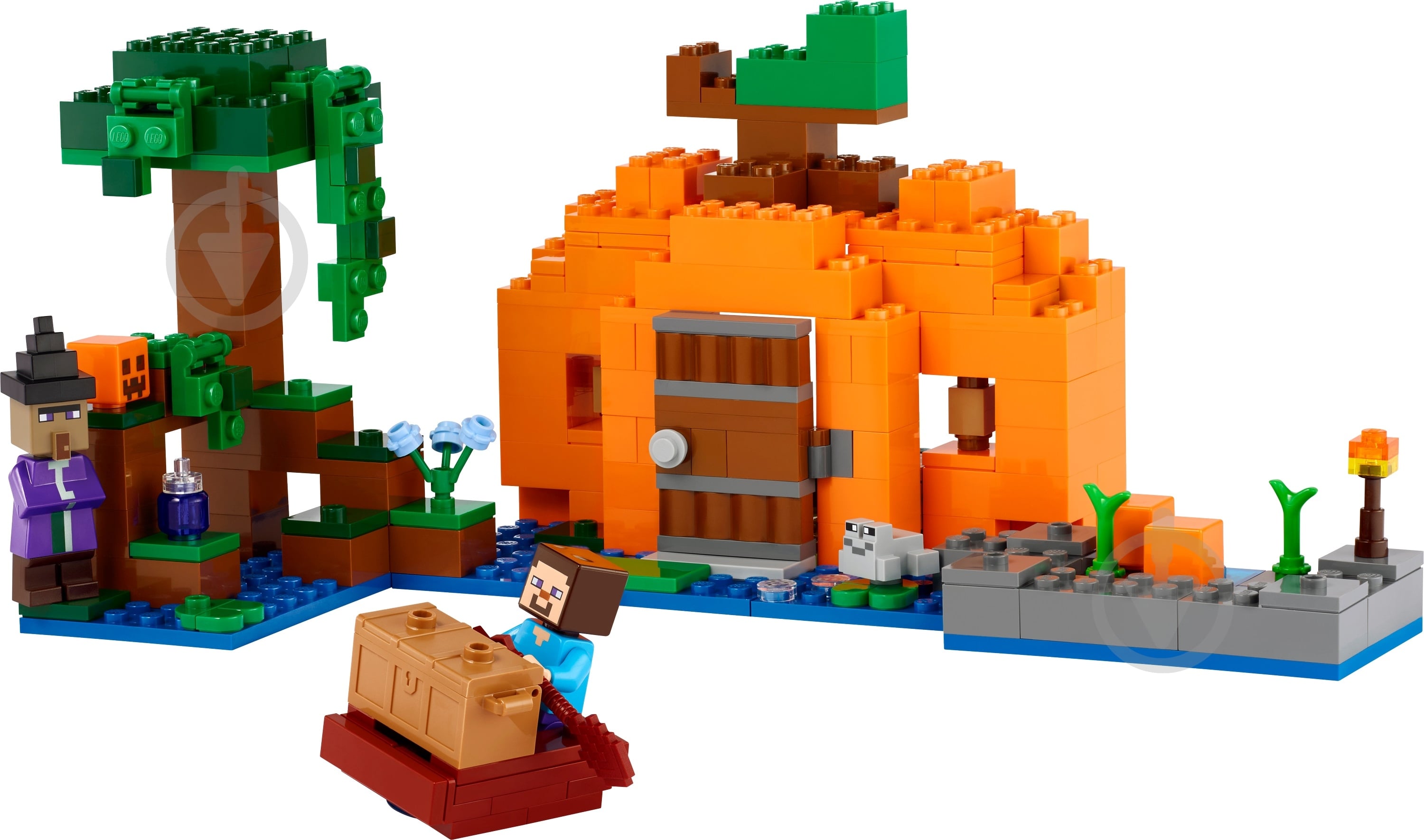 Конструктор LEGO Minecraft Тыквенная ферма 21248 - фото 3 Конструктор LEGO Minecraft Тыквенная ферма 21248 - фото 3
