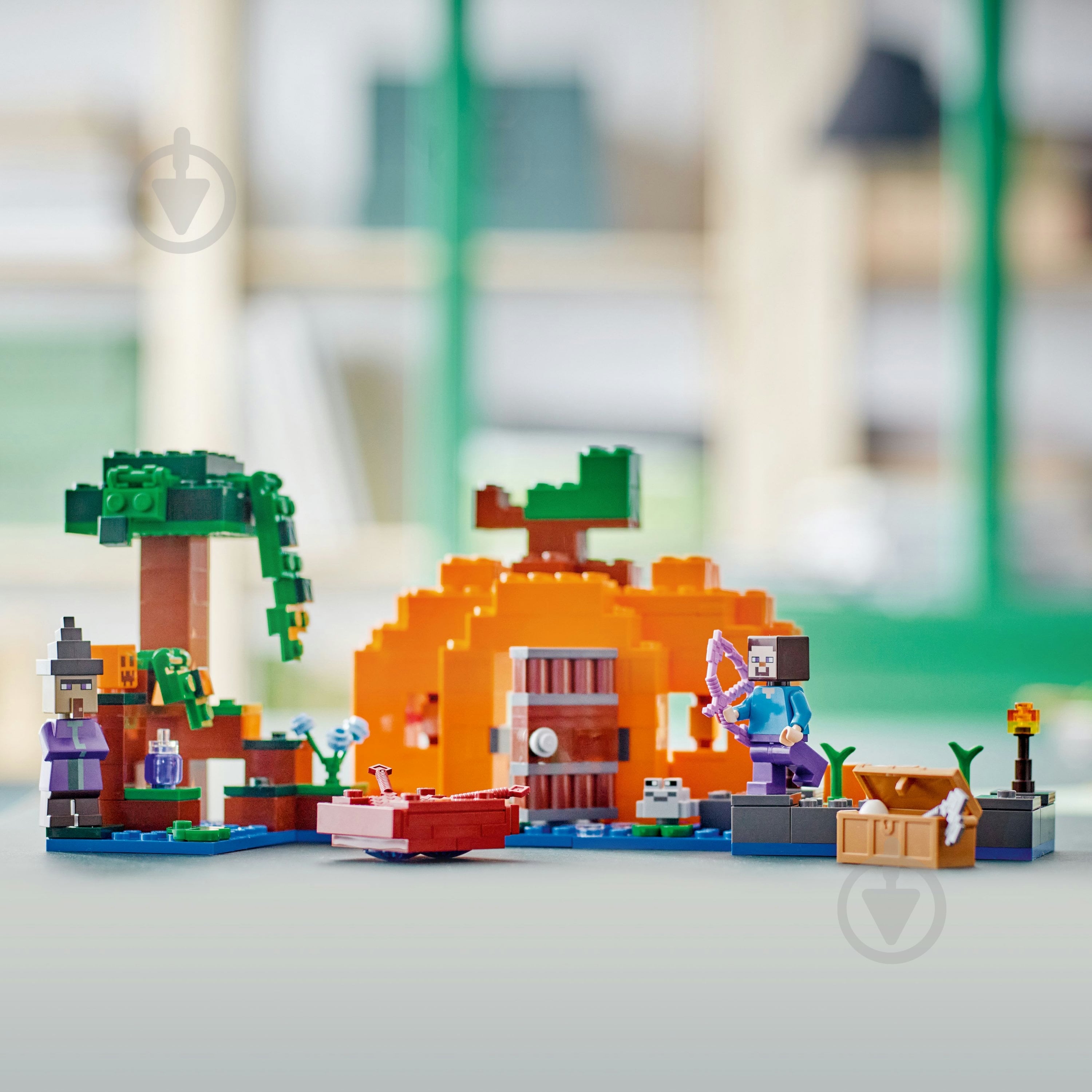 Конструктор LEGO Minecraft Тыквенная ферма 21248 - фото 6 Конструктор LEGO Minecraft Тыквенная ферма 21248 - фото 6