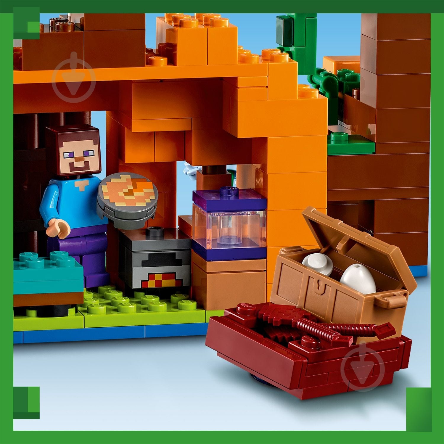 Конструктор LEGO Minecraft Тыквенная ферма 21248 - фото 8 Конструктор LEGO Minecraft Тыквенная ферма 21248 - фото 8