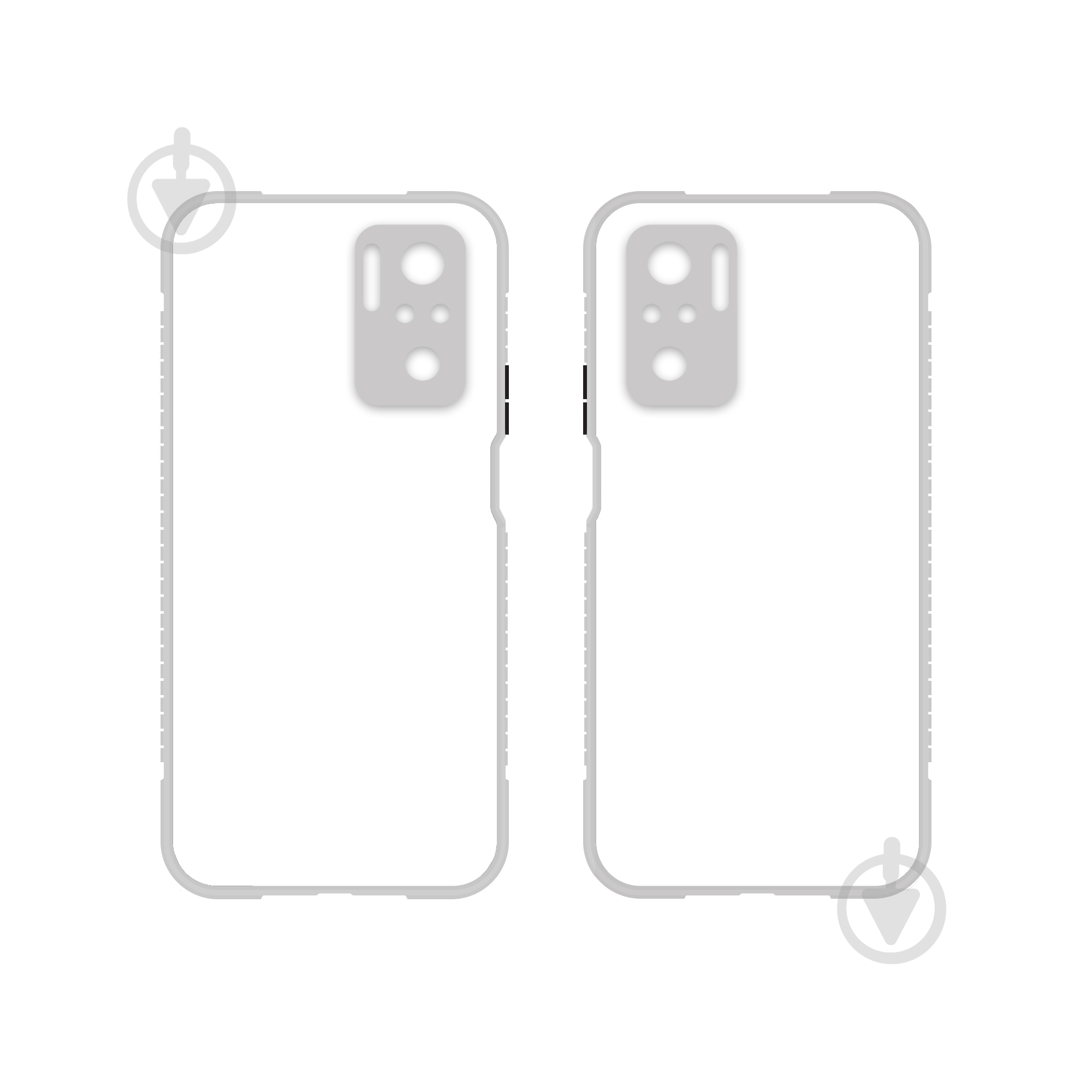 Чехол Intaleo Prime серый для Xiaomi Redmi Note 10 - фото 1 Чехол Intaleo Prime серый для Xiaomi Redmi Note 10 - фото 1