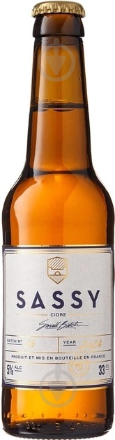 Сидр Sassy Small Batch 0,33 л - фото 1