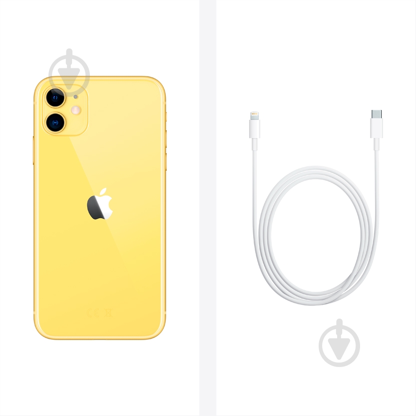 Смартфон Apple iPhone 11 4/128GB yellow (MHDL3FS/A) - фото 7