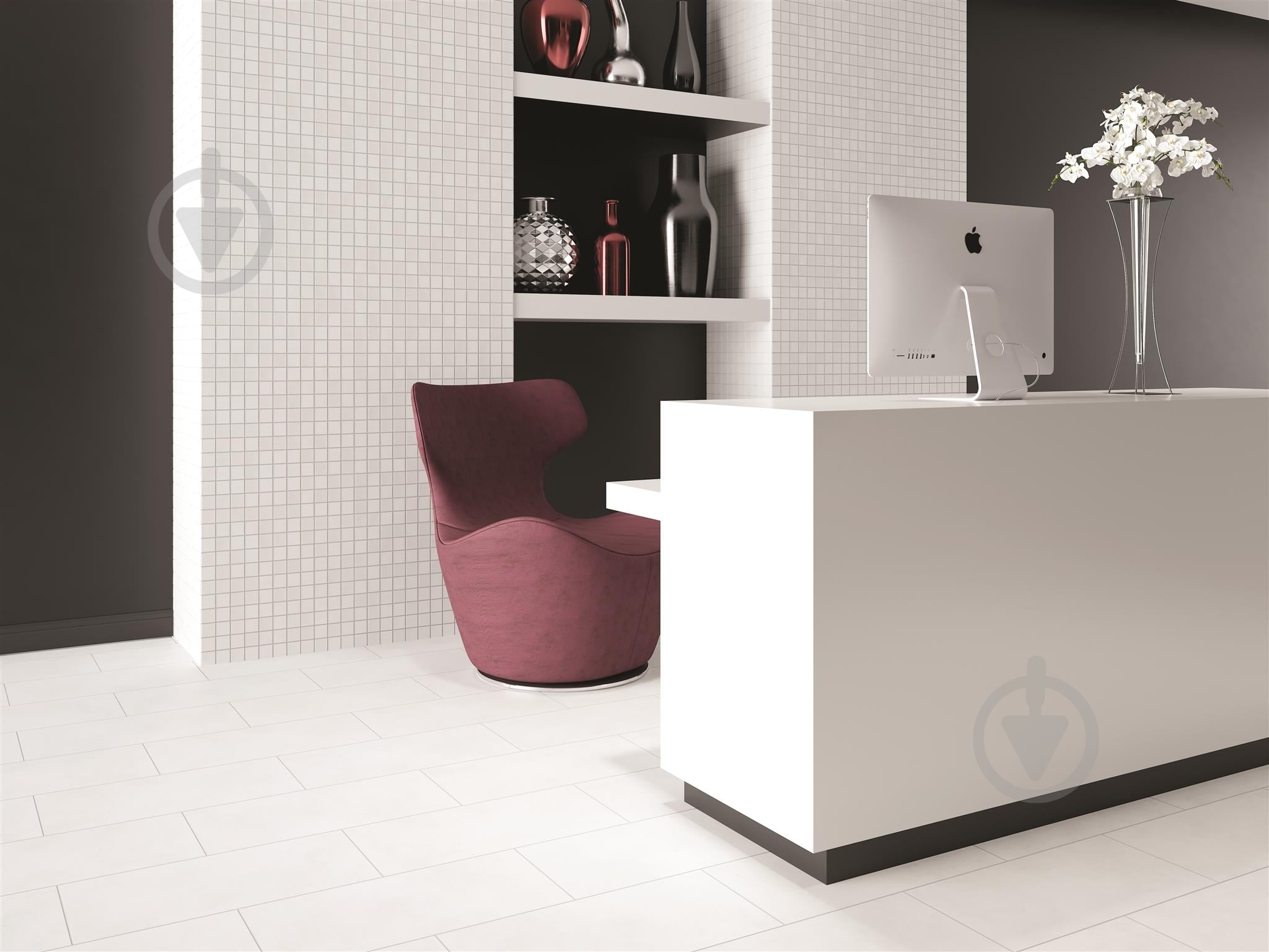 Мозаика Cersanit Dreaming white mosaic 29,8х59,8 см - фото 4 Мозаика Cersanit Dreaming white mosaic 29,8х59,8 см - фото 4