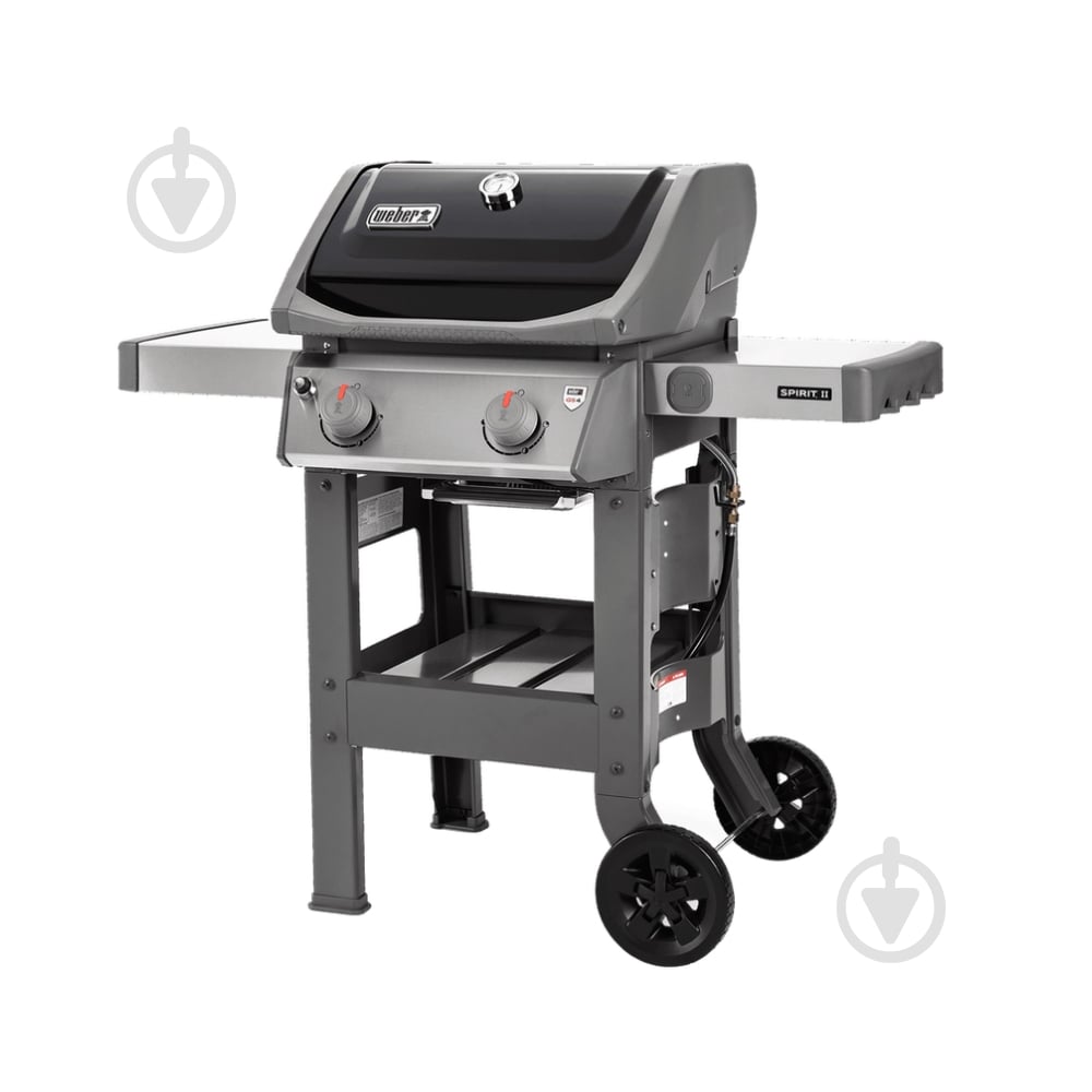 Гриль газовий Weber Spirit II E-210 GBS чорна кришка - фото 1