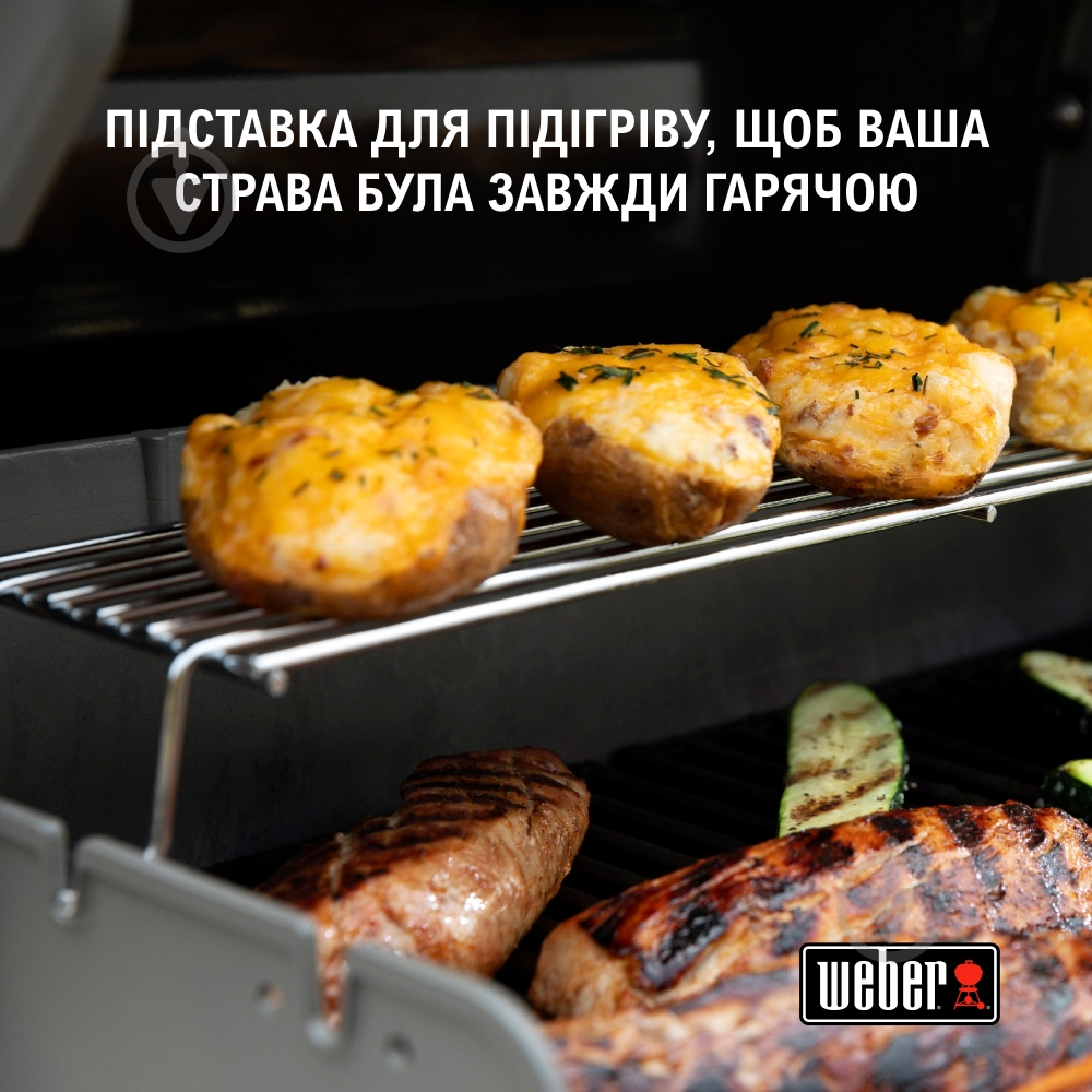 Гриль газовий Weber Spirit II E-210 GBS чорна кришка - фото 8