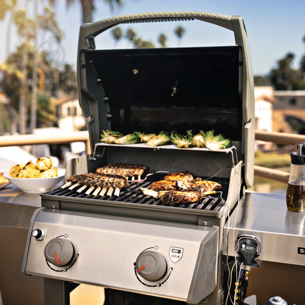 Гриль газовий Weber Spirit II E-210 GBS чорна кришка - фото 10