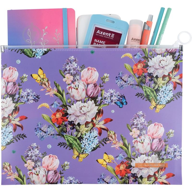 Папка с zip-замком А4+ OS Secret мульти Axent 1497-35-A - фото 2 Папка с zip-замком А4+ OS Secret мульти Axent 1497-35-A - фото 2