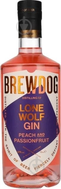 Джин BrewDog Peach & Passionfruit Gin 40 % 0,7 л - фото 1