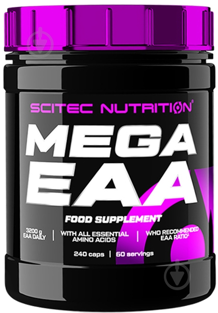 Аминокислотная смесь Scitec Nutrition Mega EAA без вкуса 3200 г 60 порц. - фото 1
