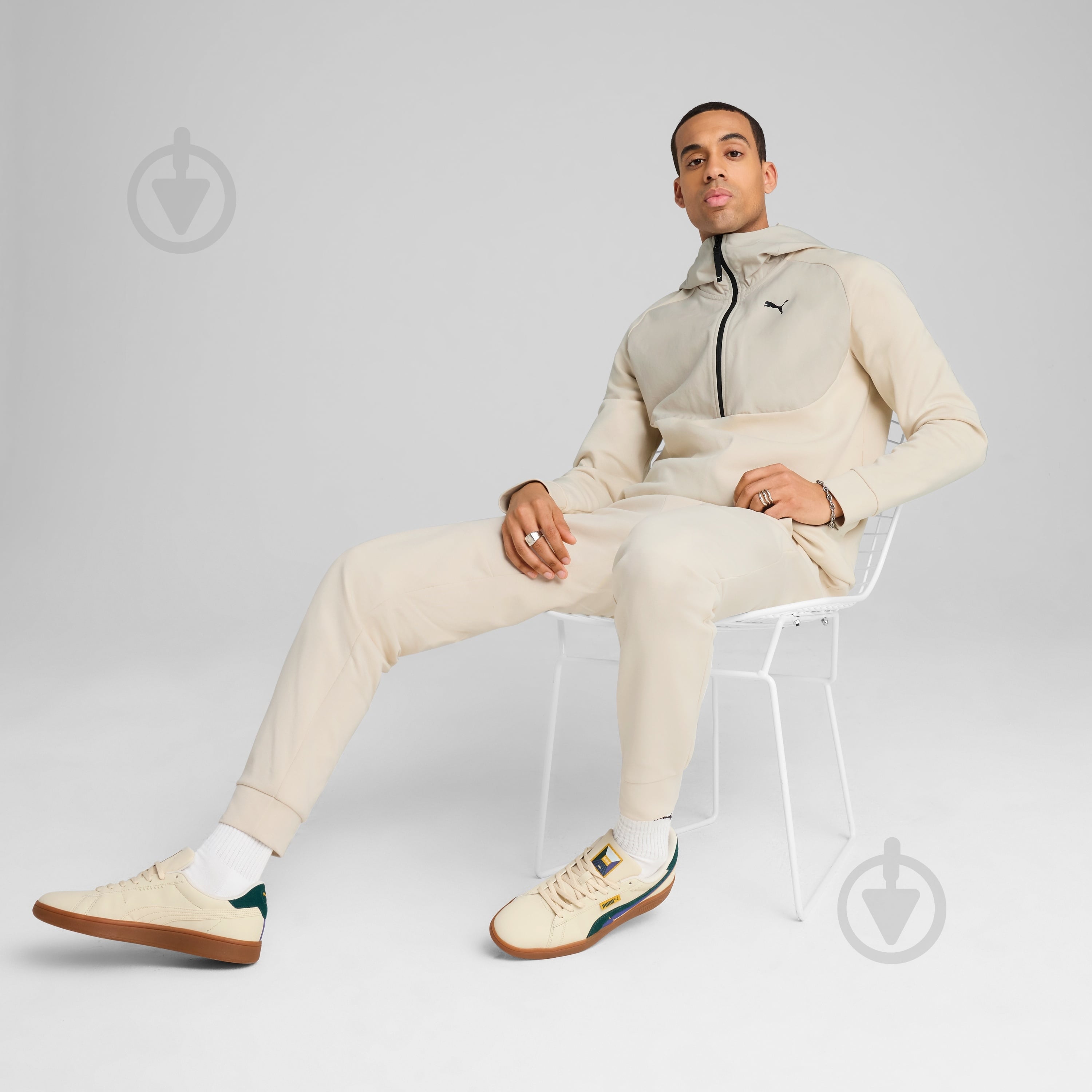 ᐉ Джемпер Puma TECH Half-Zip Hoodie 68729087 р.2XL бежевий