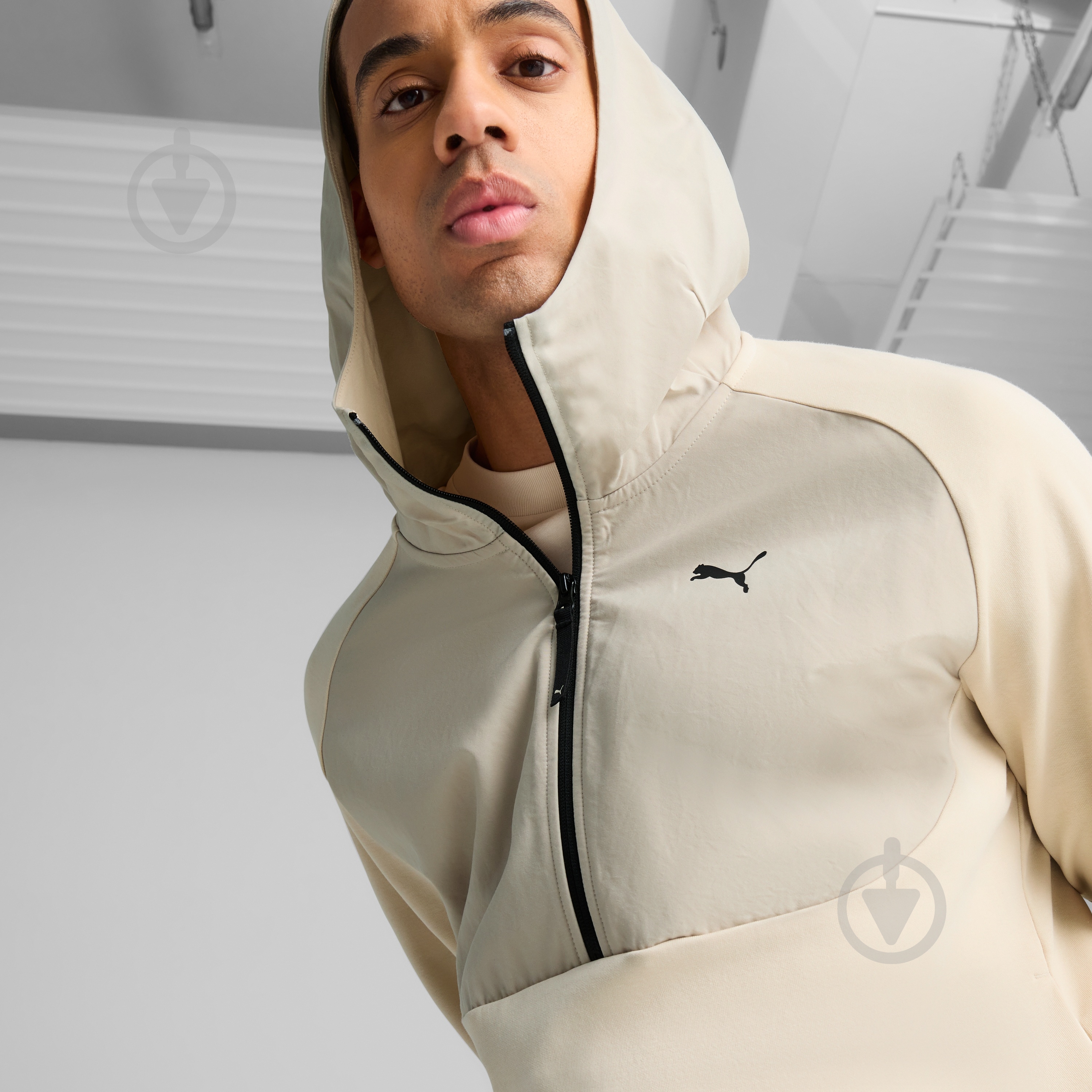 ᐉ Джемпер Puma TECH Half-Zip Hoodie 68729087 р.2XL бежевий
