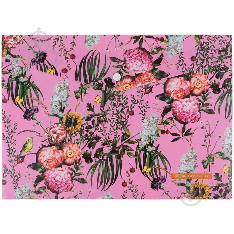 Папка на кнопці А4+ OS Summer Axent 1495-34-A - фото 1 Папка на кнопці А4+ OS Summer Axent 1495-34-A - фото 1