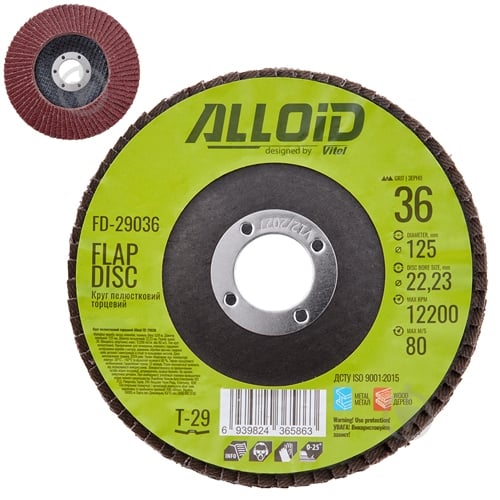 Круг лепестковый Alloid 125 мм P36 FD-29036 - фото 3