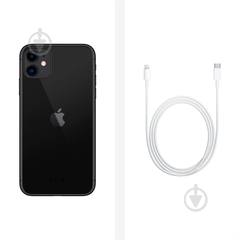 Смартфон Apple iPhone 11 64GB black (MHDA3FS/A) - фото 7
