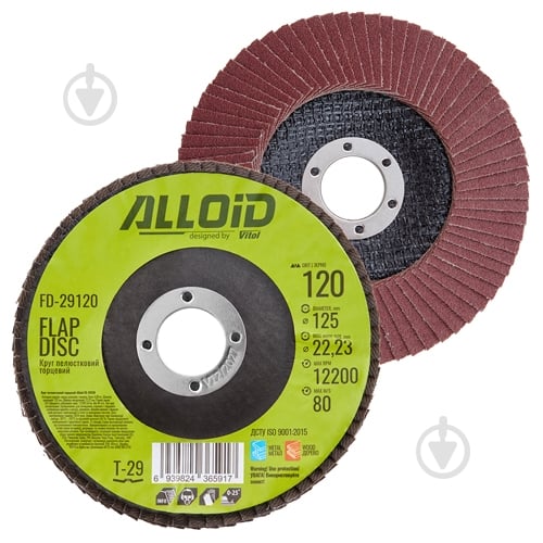 Круг лепестковый Alloid 125 мм P120 FD-29120 - фото 1