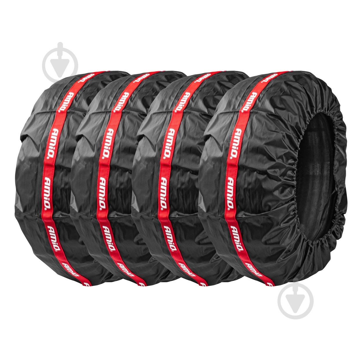Комплект чехлов AMiO для хранения автомобильных колес 40-72 см 4 шт. (03267) - фото 1