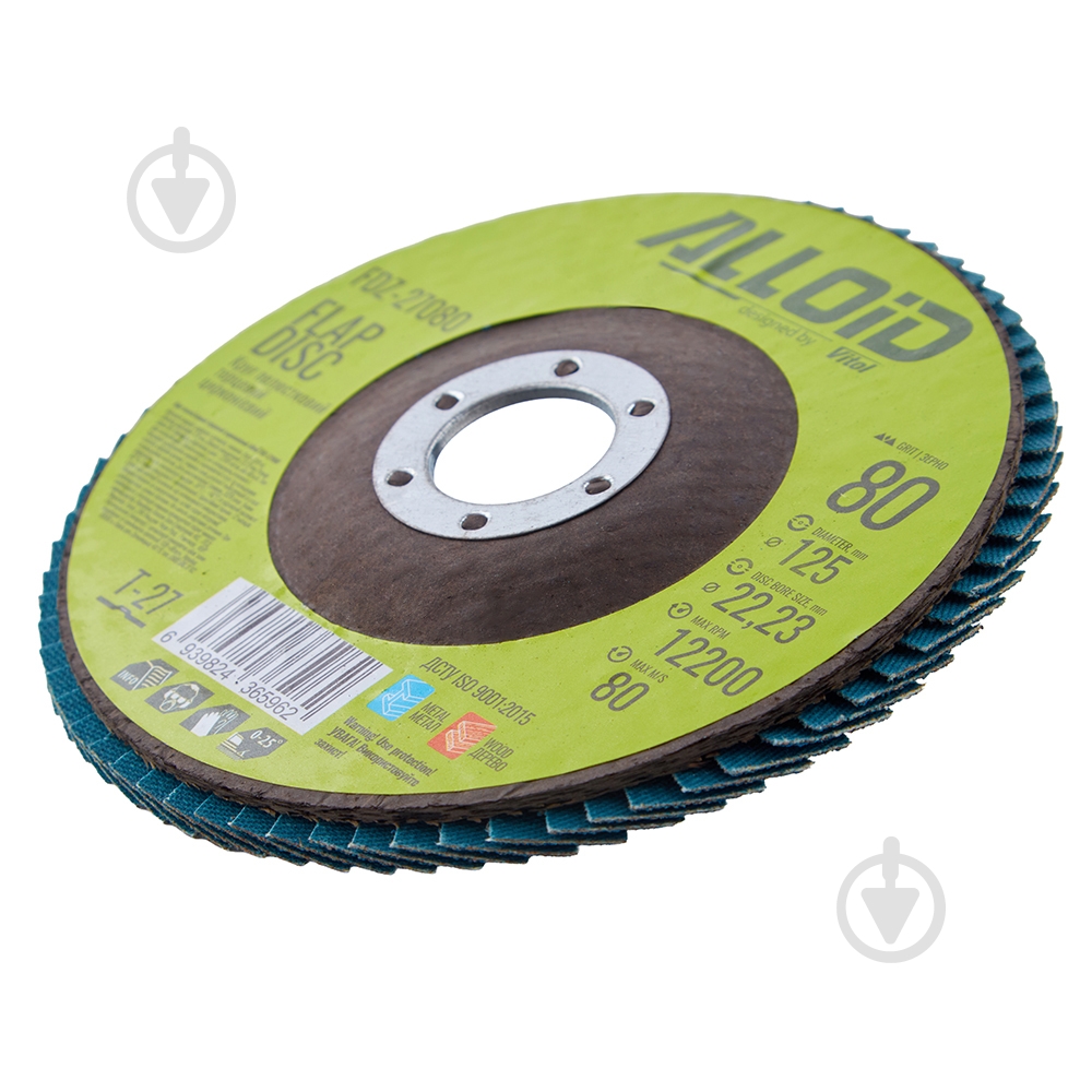 Круг лепестковый Alloid 125 мм P80 FDZ-27080 - фото 4