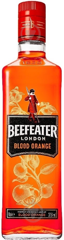 Джин Beefeater Blood Orange 37.5% 0,7 л - фото 1 Джин Beefeater Blood Orange 37.5% 0,7 л - фото 1