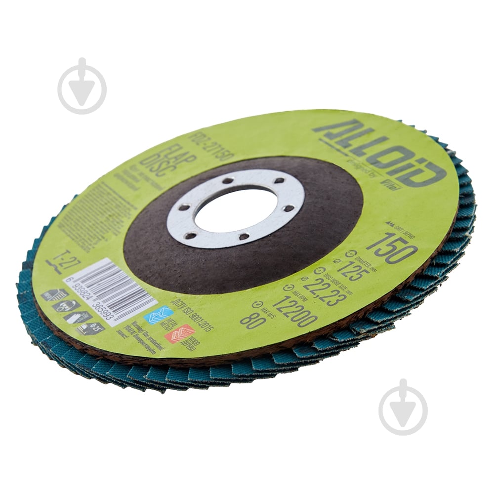 Круг лепестковый Alloid 125 мм P150 FDZ-27150 - фото 4