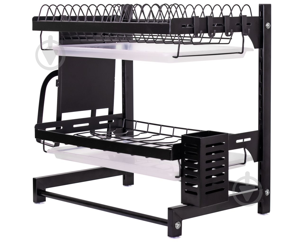 Сушилка для посуды DC двойная черная - фото 3 Сушилка для посуды DC двойная черная - фото 3