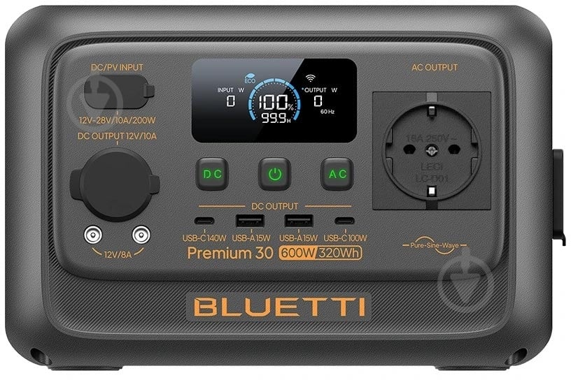 ᐉ Зарядна станція BLUETTI Premium 30 V2 (320 Вт·год) • Краща ціна в Києві, Україні • Купити в Епіцентр