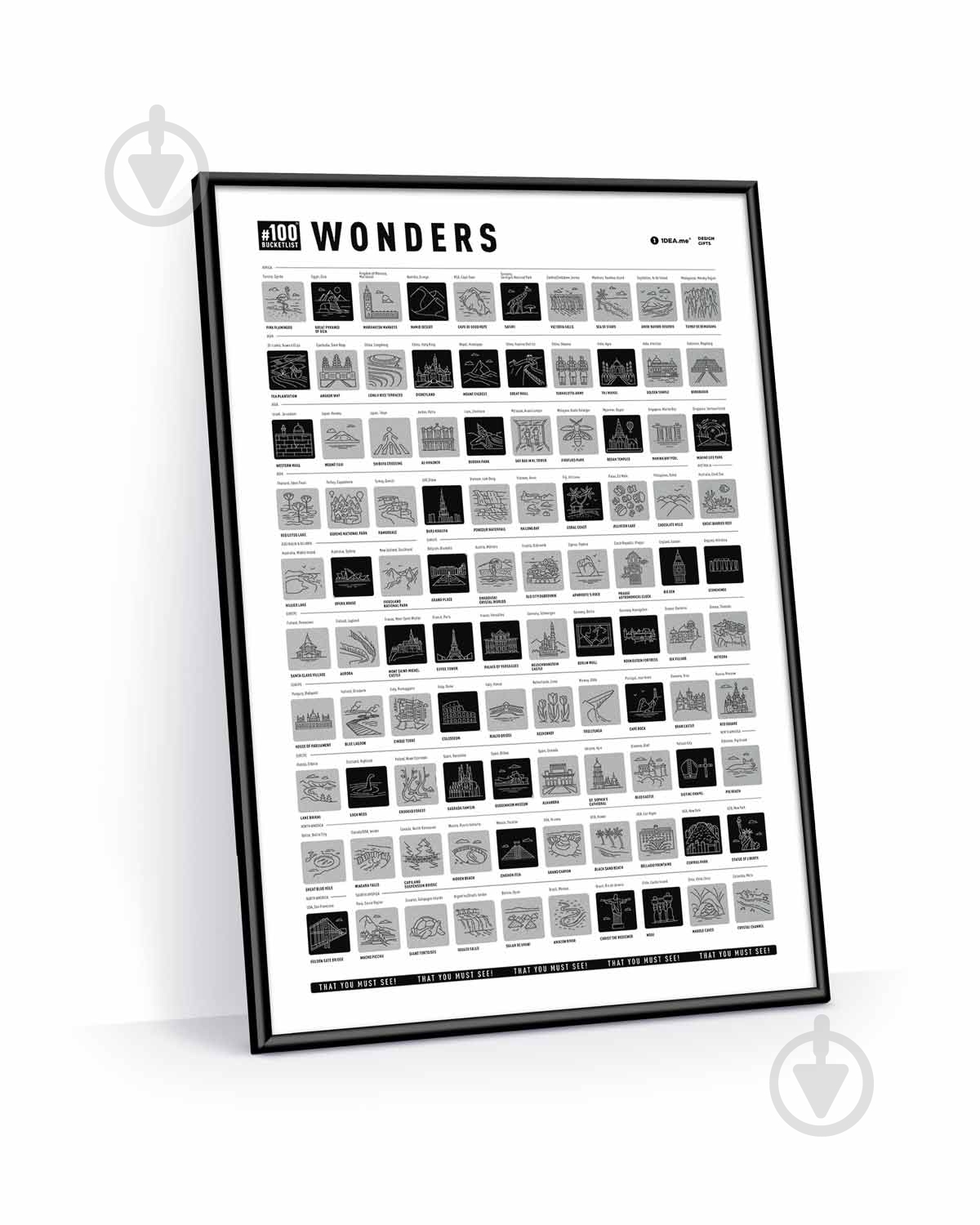 Скретч-постер #100 Wonders 1DEA.me - фото 5 Скретч-постер #100 Wonders 1DEA.me - фото 5