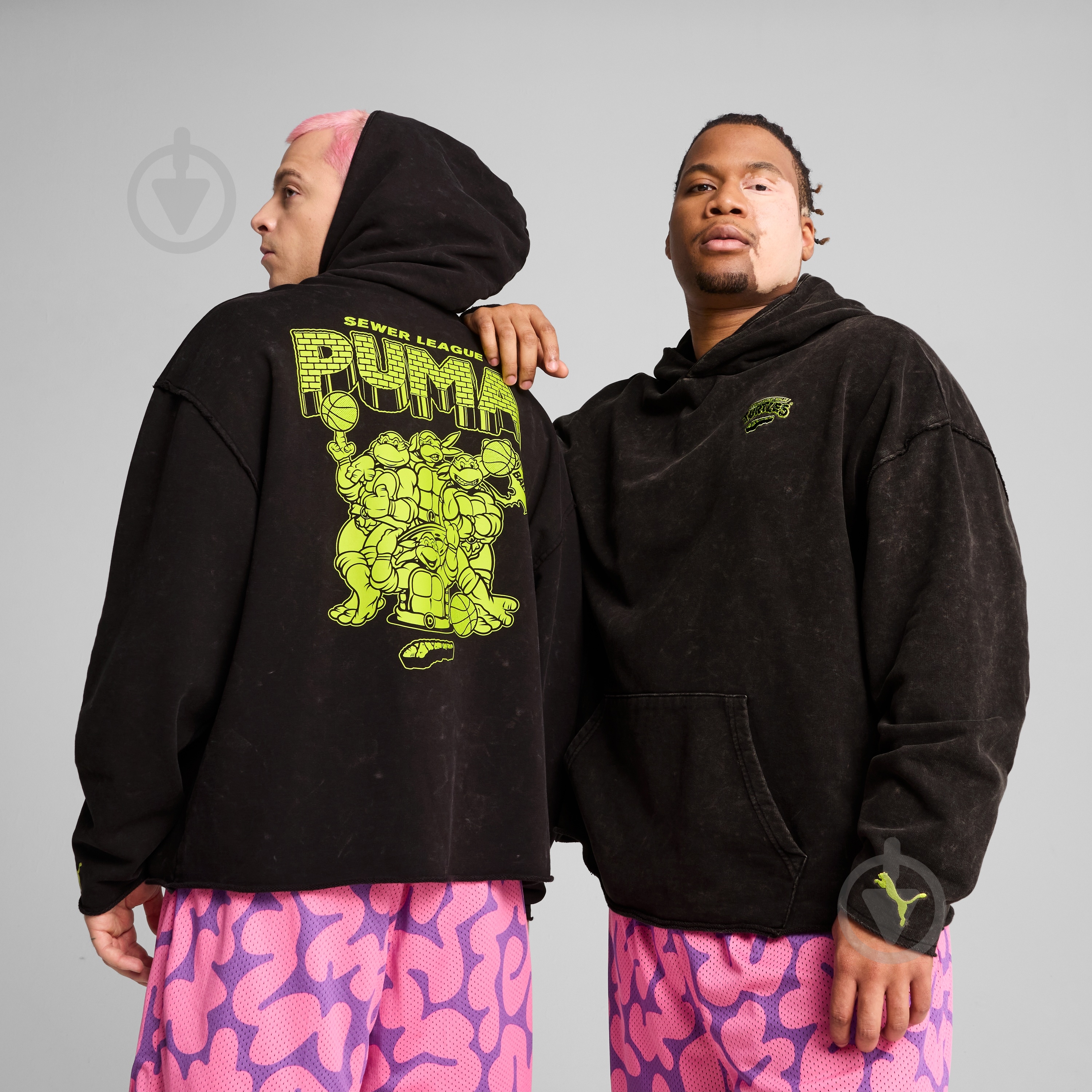 ᐉ Джемпер Puma Hoops x TMNT Hoodie 63092701 р.2XL разноцветный