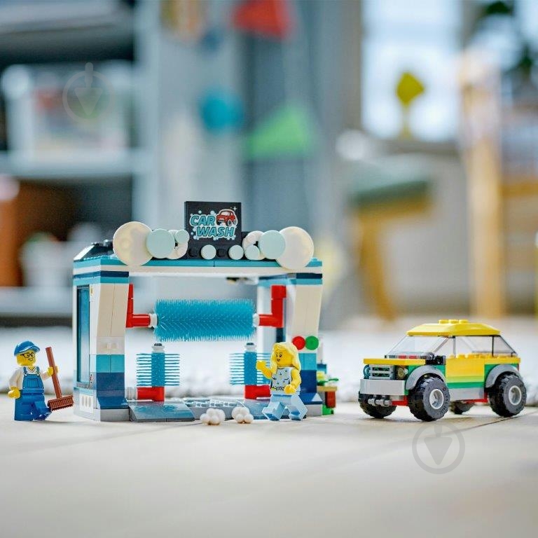 Конструктор LEGO City Автомойка 60362 - фото 6 Конструктор LEGO City Автомойка 60362 - фото 6